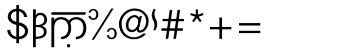Modern Elvish Regular Font OTHER CHARS