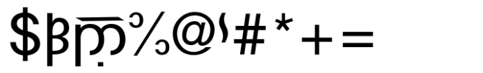 Modern Elvish Semibold Font OTHER CHARS