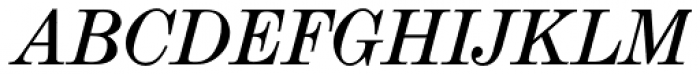 Modern Extended EF Book Italic Font UPPERCASE