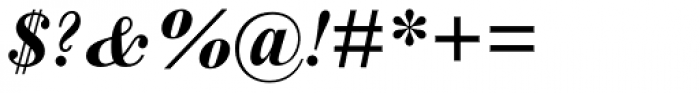 Modern MT Std Bold Italic Font OTHER CHARS