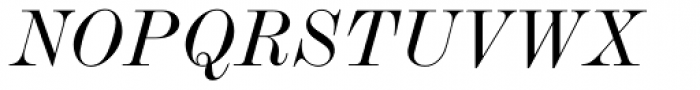 Modern MT Std Extended Italic Font UPPERCASE