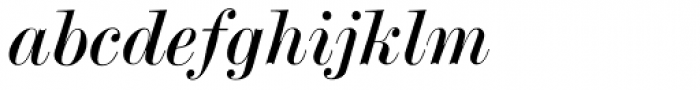 Modern No. 20 Italic Font LOWERCASE