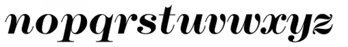 Modern No. 216 Bold Italic Font LOWERCASE