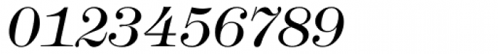 Modern No. 216 Light Italic Font OTHER CHARS