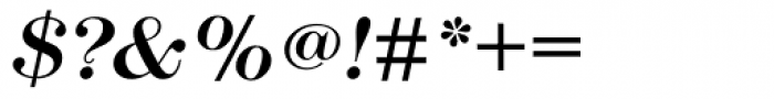 Modern No. 216 Medium Italic Font OTHER CHARS
