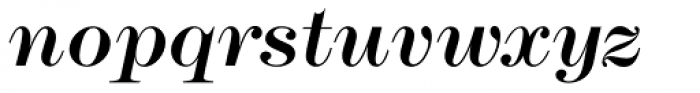 Modern No. 216 Std Medium Italic Font LOWERCASE