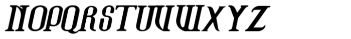 Modern Opal Bold Italic Font UPPERCASE
