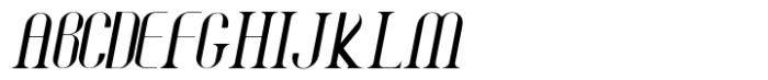 Modern Opal Italic Font UPPERCASE