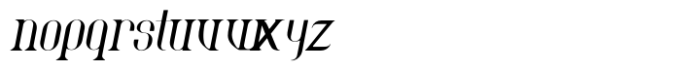 Modern Opal Italic Font LOWERCASE