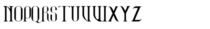 Modern Opal Regular Font UPPERCASE