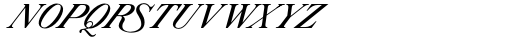 Modern Prestige Regular Font LOWERCASE