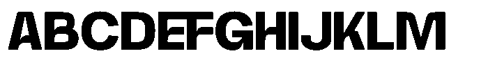 Modern Rifgo Bold Font UPPERCASE