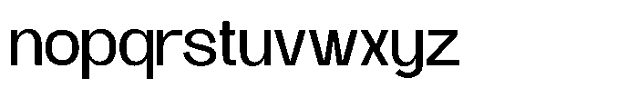 Modern Rifgo Light Font LOWERCASE