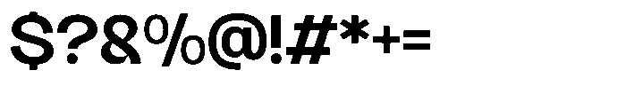 Modern Rifgo Medium Font OTHER CHARS