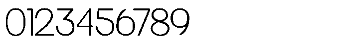 Modern Rifgo Thin Font OTHER CHARS