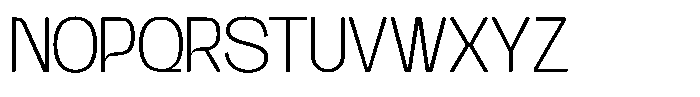 Modern Rifgo Thin Font UPPERCASE