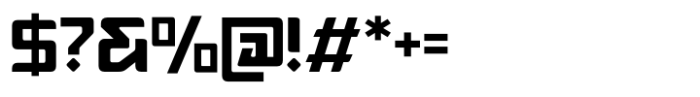 Modern Sport Regular Font OTHER CHARS