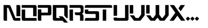 Modern Sport Regular Font UPPERCASE