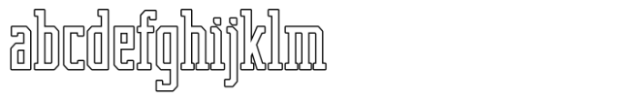 Modern Varsity Condensed Outline FONT