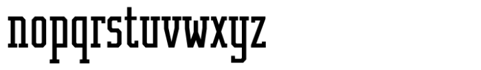 Modern Varsity Condensed Font LOWERCASE