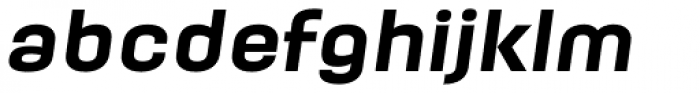 Moderna Black Italic Font LOWERCASE