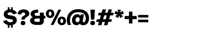 Moderna Grotesque Black Font OTHER CHARS