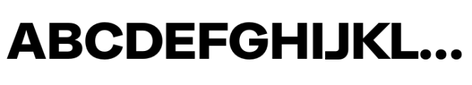 Moderna Grotesque Black Font UPPERCASE