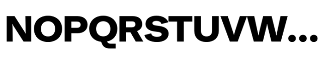 Moderna Grotesque Black Font UPPERCASE