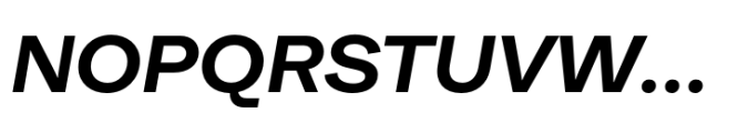 Moderna Grotesque Bold Italic Font UPPERCASE