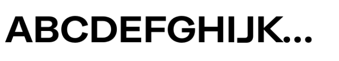 Moderna Grotesque Bold Font UPPERCASE