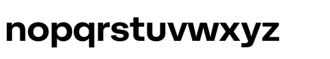 Moderna Grotesque Bold Font LOWERCASE