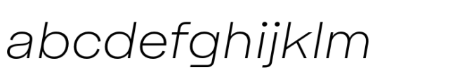 Moderna Grotesque ExtraLight Italic FONT