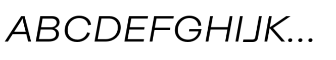 Moderna Grotesque Light Italic Font UPPERCASE