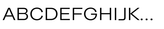 Moderna Grotesque Light Font UPPERCASE