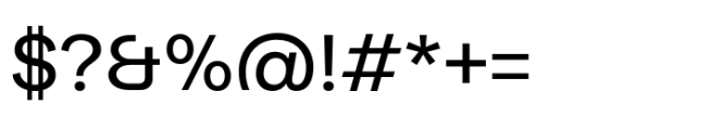 Moderna Grotesque Regular Font OTHER CHARS