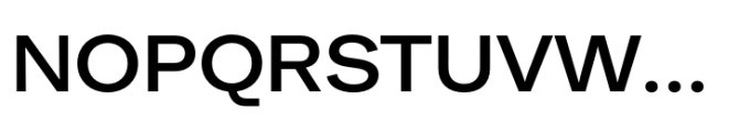 Moderna Grotesque SemiBold Font UPPERCASE