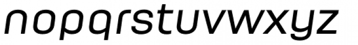 Moderna Medium Italic Font LOWERCASE