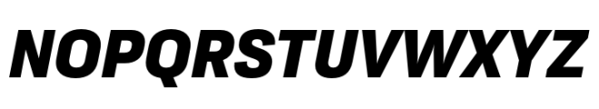 Moderna Sans Black It Font UPPERCASE
