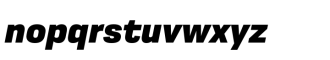 Moderna Sans Black It Font LOWERCASE
