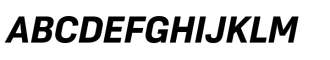 Moderna Sans Bold It Font UPPERCASE