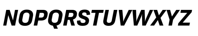 Moderna Sans Bold It Font UPPERCASE