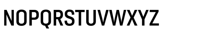Moderna Sans Cnd Medium Font UPPERCASE