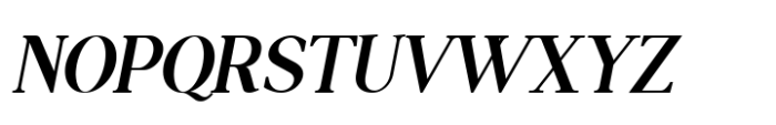 Moderna Serif Bold Italic Font UPPERCASE