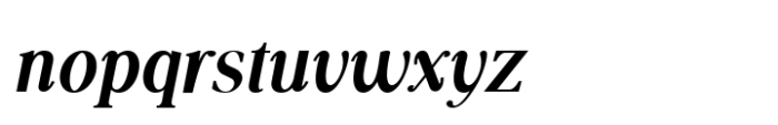 Moderna Serif Bold Italic Font LOWERCASE