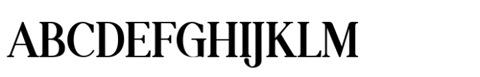 Moderna Serif Bold Font UPPERCASE