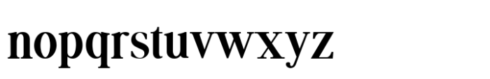 Moderna Serif Bold Font LOWERCASE