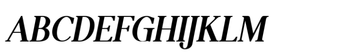 Moderna Serif Extra Bold Italic Font UPPERCASE