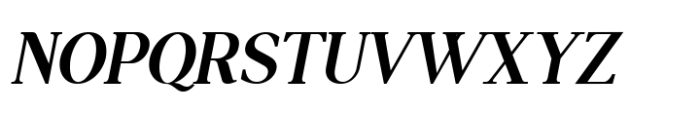 Moderna Serif Extra Bold Italic Font UPPERCASE