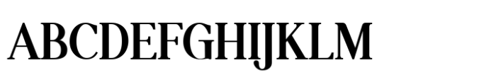 Moderna Serif Extra Bold Font UPPERCASE