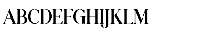 Moderna Serif Medium Font UPPERCASE
